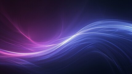 Fototapeta premium Colorful abstract waves in shades of blue and pink create a dynamic background for design and digital art projects. Product presentation background.