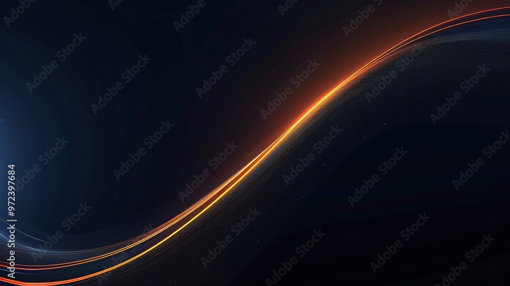 Poster dynamic abstract background with smooth flowing lines and vibrant colors creating a sense of movemen