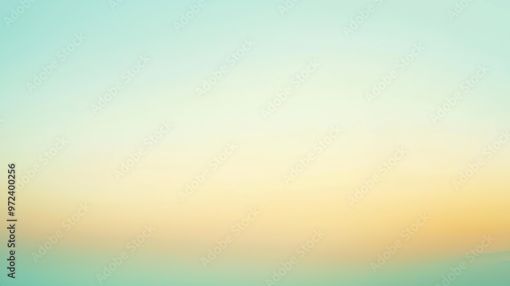 Poster gradient background in soft colors, blending smoothly from green to yellow, ideal for a design proje