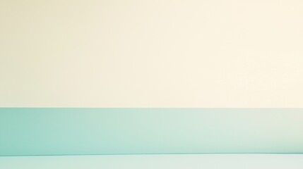 Obraz premium Step into this serene, minimalist interior with a light blue wall - perfect for showcasing products with a modern, airy vibe. Let your creativity shine in this bright, inviting studio setting