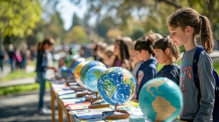 Educational Earth Day Event Featuring Student Projects on Recycling