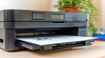 Printer: This laser printer handles printing, scanning, and copying tasks with the added convenience of wireless connectivity for seamless use.
