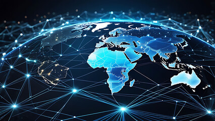 blue planet earth for communication network