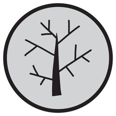 Trees Icon Circle Logo