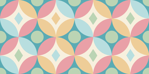 seamless pattern with flowers