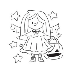 Cute Ghost Halloween slogan retro design t-shirt design.