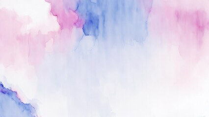 Pink and Blue Watercolor blot painting texture abstract background
