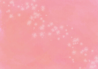 ピンク　水彩　シンプル　春　背景素材