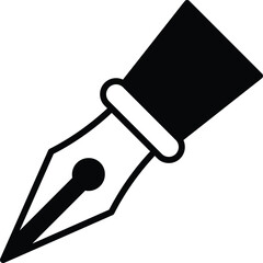 A pen with a tip in a line style.