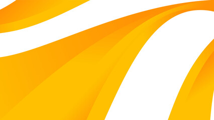 Abstract background with yellow curves against white space perfect for presentations, websites, advertisements, and graphic design projects needing a vibrant touch