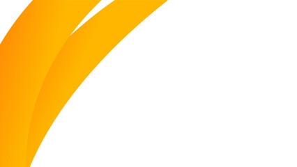Abstract geometric design of two curved, overlapping orange shapes on a white background ideal for modern branding, minimalist graphics, and artistic concepts