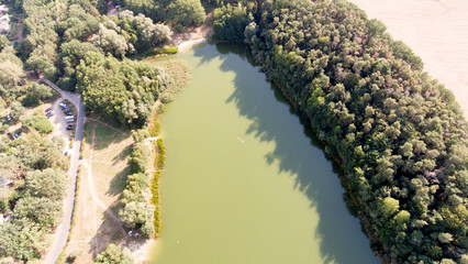 Luftbild - Rund um den Gamensee im Landkreis Märkisch Oderland