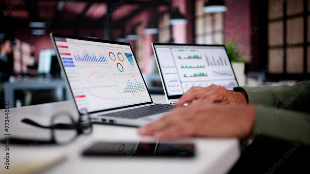 Aufkleber KPI Dashboard Data Analytics