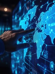 Obraz premium High-Tech Data Visualization