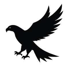 Vector Eagle Silhouette Art.