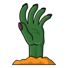 Zombie hand element