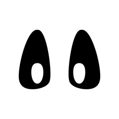 Baby crib icon vector. Cot illustration sign. Crib symbol or logo.