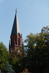 wieża kościoła katolickiego © Mateusz