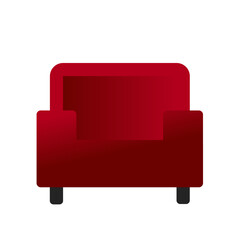sofa icon for illustration and graphic design