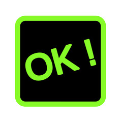 done button icon for illustrator and graphic design