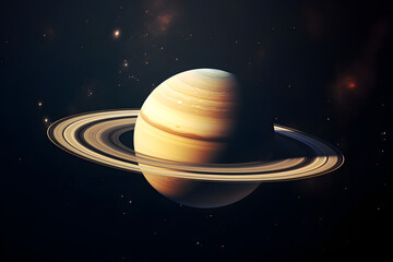 Naklejka premium clean photo of saturn, photo of saturn
