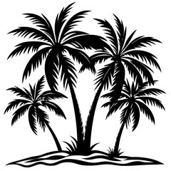 palm tree silhouette.Palm Tree Silhouettes Palm Tree SVG EPS PNG.Incredibly Detailed Palm Trees.
Palm Tree Silhouettes.palm tree silhouette vector illustration.Black palm tree silhouettes set. Vector 