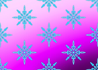 Seamless pattern with snowflakes. Snowfall. Winter mood. Winter pattern. New year. Blue snow pattern. Cold weather. Freezes. Snowflakes.