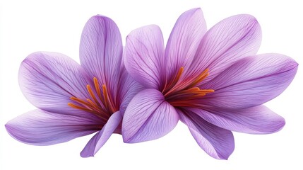 Fototapeta premium Saffron clipart, element, 3D illustration, realistic, isolated on white background