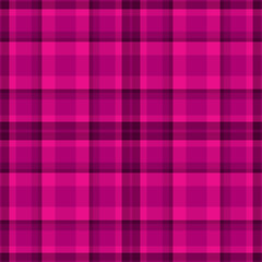 Argyle check plaid background, glen fabric seamless tartan. Pastel texture pattern vector textile in pink and bright colors.