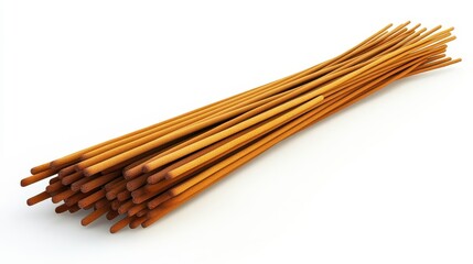 Incense sticks clipart, element, 3D illustration, realistic, isolated on white background