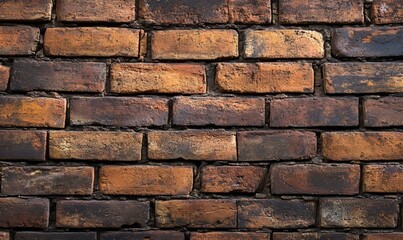 Obraz premium Close-up of a Brick Wall Texture Background for Studio Shots and Architectural Details Generative AI