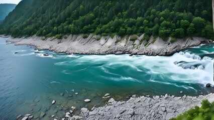lake in the mountains