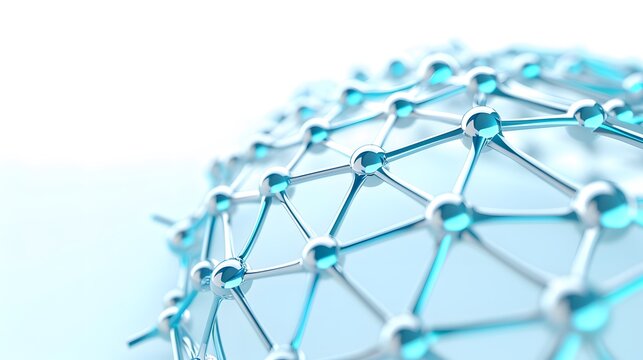 Abstract 3D grid representing a website&rsquo;s architecture, backend development visualization, digital infrastructure.