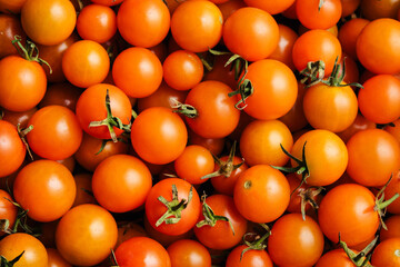 Orange cherry tomatoes.