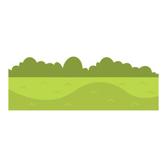 Green Field Illustration 