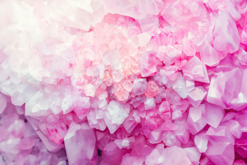Obraz premium Pink rose quartz texture background pattern or banner