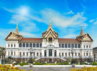 Grand palace landmark of bangkok Thailand.