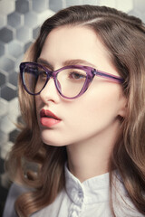 elegant shape of glasses