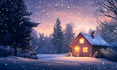 Naklejka premium Christmas and New Year-themed graphic backgrounds for cards