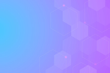 Tech business gradient background banner presentation art design hexagonal elements