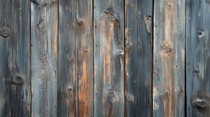 Naklejka premium Weathered wooden planks in grey and brown tones.