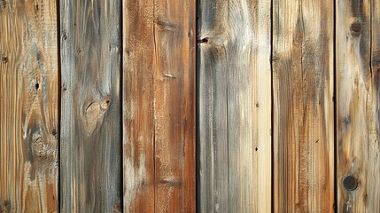 Fototapeta premium A close-up of weathered wooden planks.