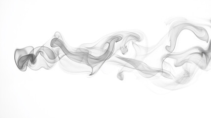 smoke isolated on white, smoke steam isolated white background