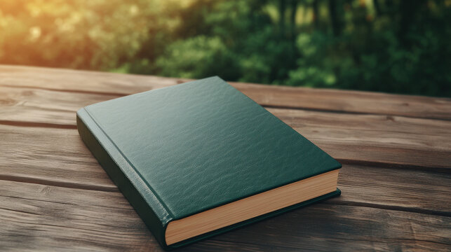 Personalized photo album with embossed cover, precious memories, 3D illustration