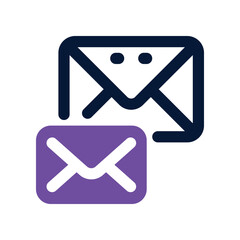 email icon. vector dual tone icon for your website, mobile, presentation, and logo design.
