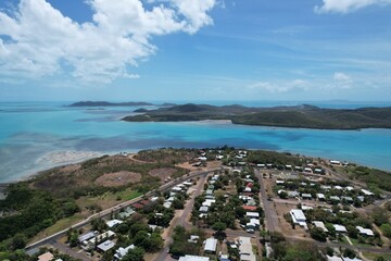 Aerial photo of Thursday Island Queensland Australia