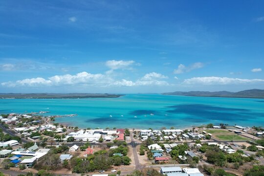 Aerial photo of Thursday Island Queensland Australia