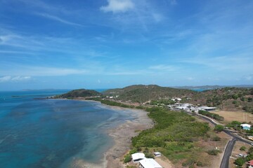 Aerial photo of Thursday Island Queensland Australia