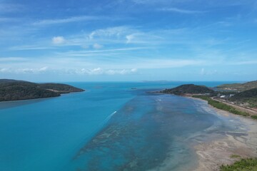 Aerial photo of Thursday Island Queensland Australia