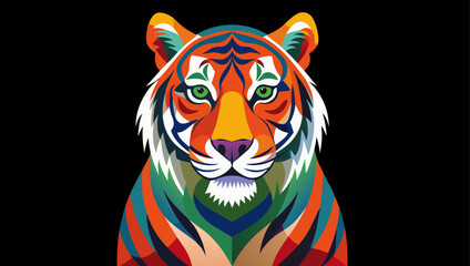 This is a TIGER in multiple color